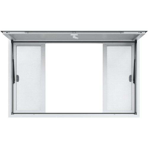 VEVOR Concession Window 60"x36", Aluminum Alloy Food Truck Service Window with 4 Horizontal Sliding
