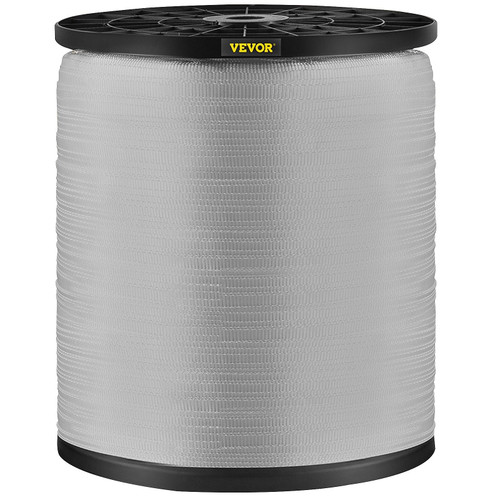 VEVOR 1800Lbs Polyester Pull Tape, 630' x 5/8" Flat Tape for Wire & Cable Conduit Work Variable Fun