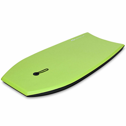 Super Surfing  Lightweight Bodyboard with Leash-M - Color: Green - Size: M