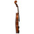 vidaXL Violin Full Set with Bow and Chin Rest Dark Wood 4/4
