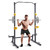 VEVOR Squat Stand Power Rack, Multi-Functional Power Rack with Pull up Bar, Hook, and Weight Plate 