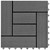 Gray 11 pcs 11.8"x11.8" Decking Tiles WPC 11 ft