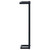 vidaXL Towel Rack Black 5"x5"x23.6" Iron