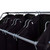 Laundry Sorter with 4 Bags Black Gray