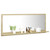 vidaXL Bathroom Mirror Sonoma Oak 39.4"x4.1"x14.6" Engineered Wood