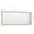 vidaXL Bathroom Mirror Sonoma Oak 39.4"x0.6"x14.6" Engineered Wood
