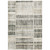 3' X 5' Grey Charcoal Ivory Tan Brown And Beige Geometric Power Loom Stain Resistant Area Rug
