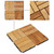 vidaXL Decking Tiles 10 pcs 11.8"x11.8" Solid Wood Teak
