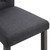 vidaXL Dining Chairs 2 pcs Dark Gray Fabric