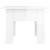 vidaXL Coffee Table High Gloss White 21.7"x21.7"x16.5" Engineered Wood