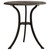 vidaXL Patio Table Bronze 24.4"x24.4"x25.6" Cast Aluminum