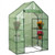 Portable 4 Tier Walk-in Plant Greenhouse with 8 Shelves - Color: Green