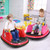 12V Electric Kids Ride On Bumper Car with Flashing Lights for Toddlers-Red - Color: Red
