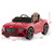 12V Battery Powered Licensed Bentley Bacalar Kids Ride-on Racer Car-Red - Color: Red