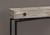 43" Taupe And Black Cross Leg Console Table