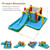 Inflatable Water Slide with Splash Pool Water Park and 750W Blower - Color: Multicolor