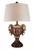 Tall Bronze Urn Shaped Table Lamp