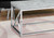 Industrial Chic Gray Faux Cement And Chrome Coffee Table