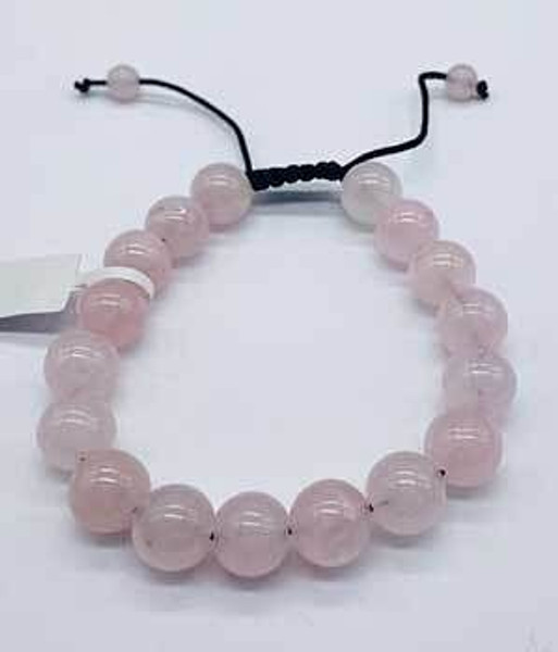 10mm Rose Quartz bracelet