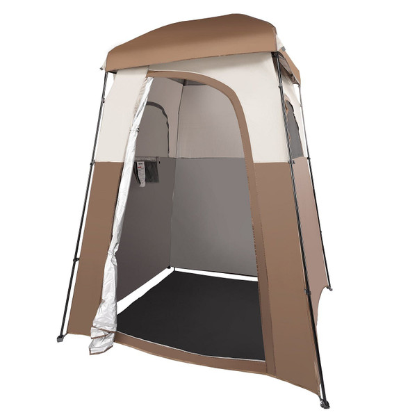 VEVOR Camping Shower Tent, 66" x 66" x 87" 1 Room Oversize Outdoor Portable Shelter, Privacy Tent w