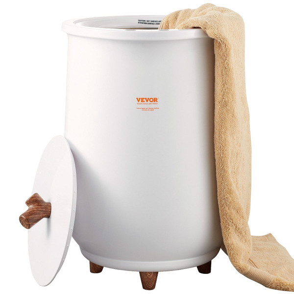 VEVOR Towel Warmer Bucket, 20L Large Towel Warmer for Bathroom, Auto Shut Off Towel Heater with 4-L