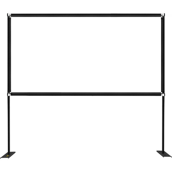 VEVOR Outdoor Movie Screen w/ Stand, 90" Portable Movie Screen, 16:9 HD Wide Angle Outdoor Projecto
