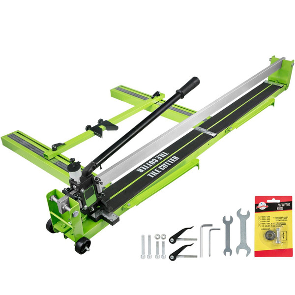 VEVOR Tile Cutter 47 Inch, Manual Tile Cutter All-Steel Frame,Tile Cutting Machine w/Laser Guide an