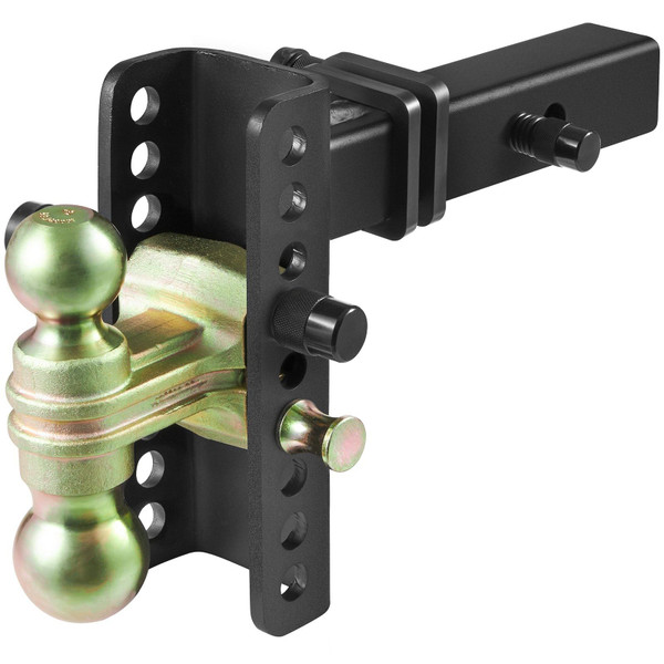 VEVOR Adjustable Trailer Hitch, 6-Inch Drop & 4.5-Inch Rise Hitch Ball Mount with 2-Inch Receiver, 