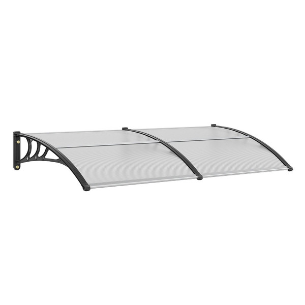 VEVOR Window Door Awning Canopy 40" x 80", UPF 50+ Polycarbonate Entry Door Outdoor Window Awning E
