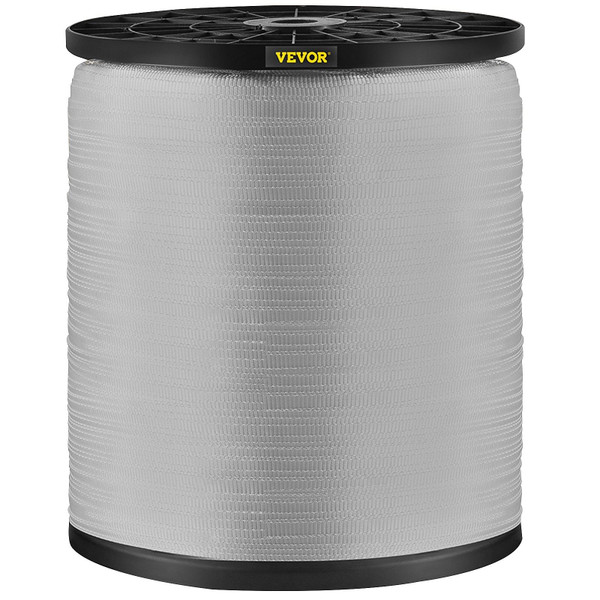 VEVOR 1800Lbs Polyester Pull Tape, 630' x 5/8" Flat Tape for Wire & Cable Conduit Work Variable Fun