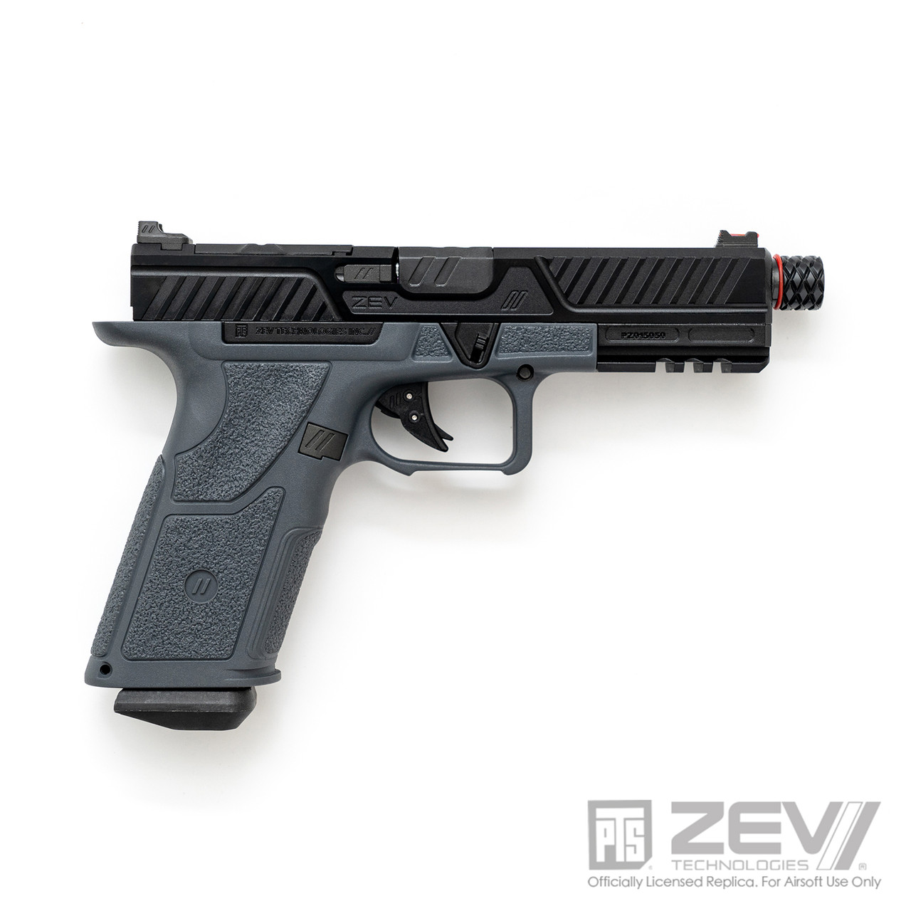 Z/X (ゼクス) ZX_TCG Guns Blowback PTS Zev OZ9 Combat Gas Blowback Pistol Gray (Premium Version)