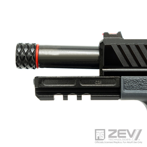 Z/X (ゼクス) ZX_TCG Guns Blowback ZEV Tech OZ9 Compact Hyper-Comp X Grip Black Edition Pistol RM06