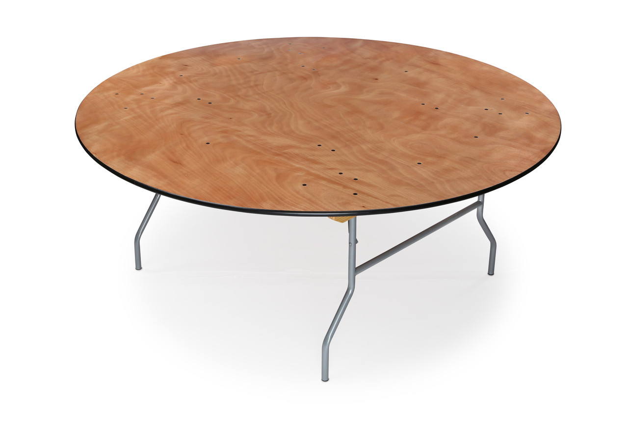 Solid Wood Folding Table - Red Oak Portable Table