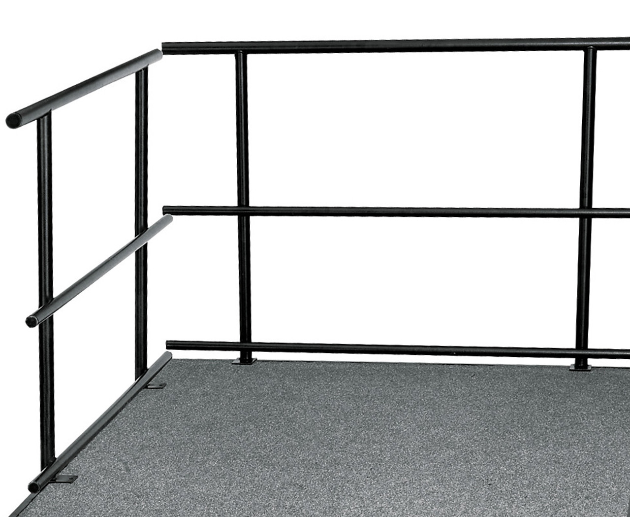 Guard Rails For Portable Performance Stages By National Public Seating