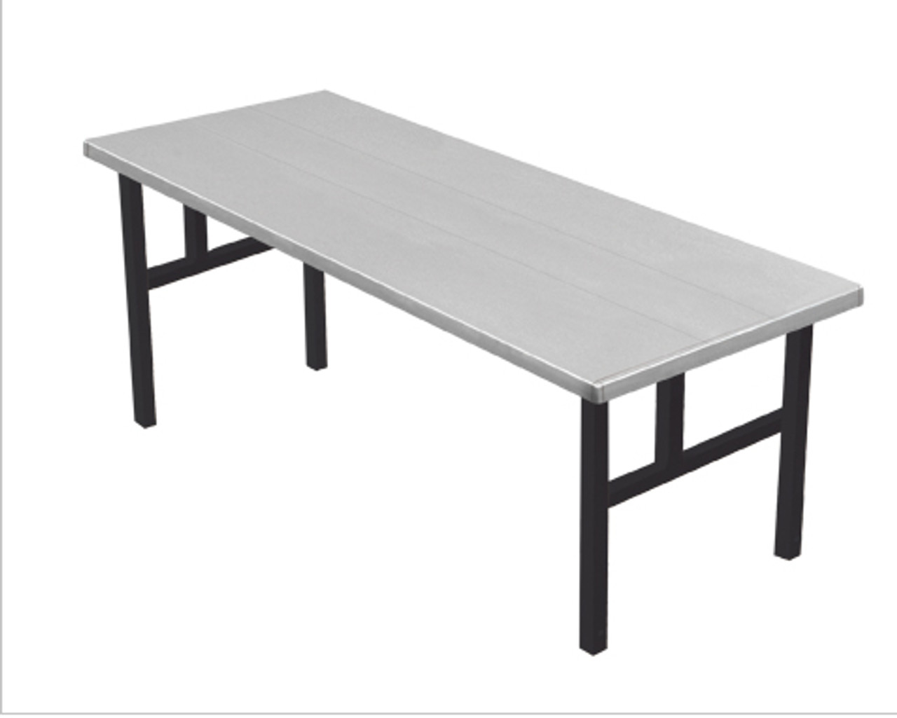 Table pliable 100 x 60 x 94 cm Aluminium HI