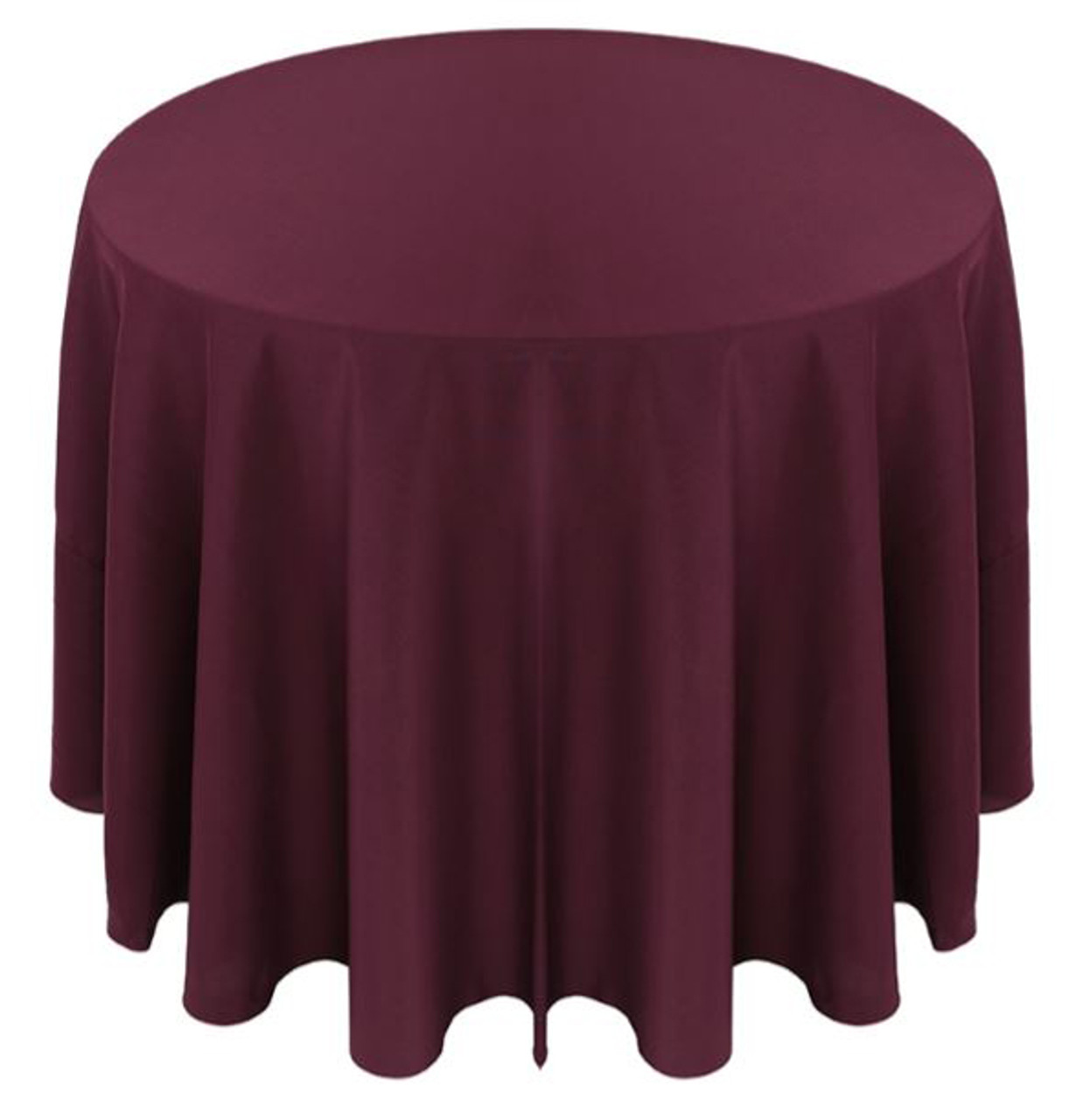 Solid Polyester Tablecloth Linen - FoldingChairsandTables.com