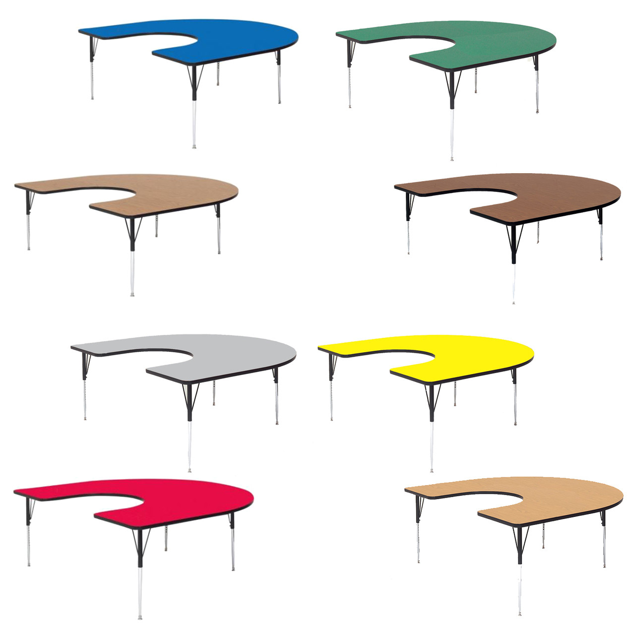 Correll: High Pressure Laminate Top Horseshoe Activity Table