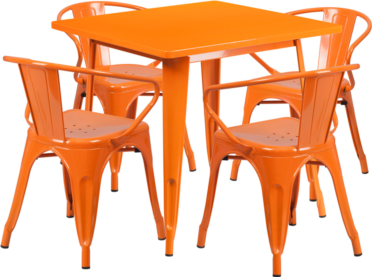 テーブル・チェア・ハンモック THE BAR COUNTER TABLE SPIDER EDITION 5 Piece Bar Table Set, Kitchen Counter Height Table with 4