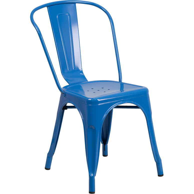 Indoor/Outdoor Metal Bistro Tolix Stacking Chairs