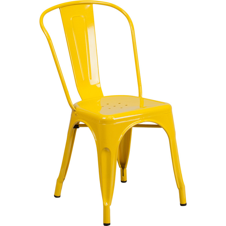Indoor/Outdoor Metal Bistro Tolix Stacking Chairs