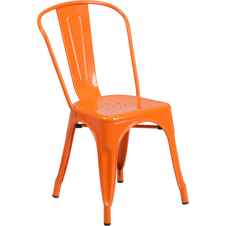 Indoor/Outdoor Metal Bistro Tolix Stacking Chairs