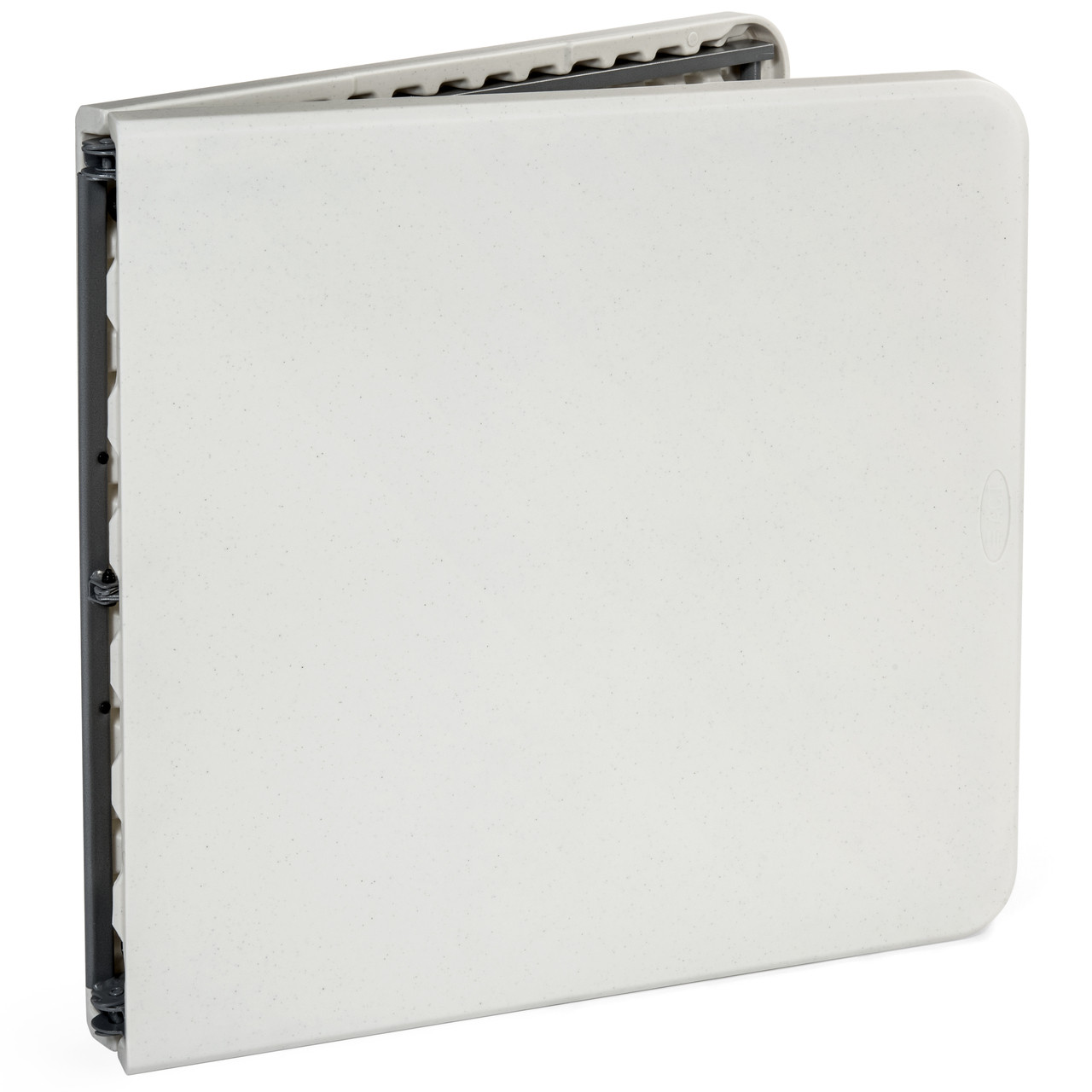 RhinoLite Fold In Half Rectangle Plastic Folding Table, Locking