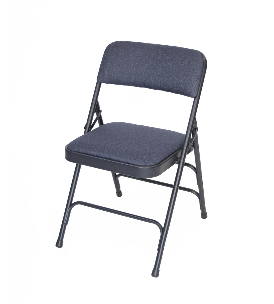 Rhino Fabric Padded Folding Chair - Quad Hinged - Triple Cross Braced