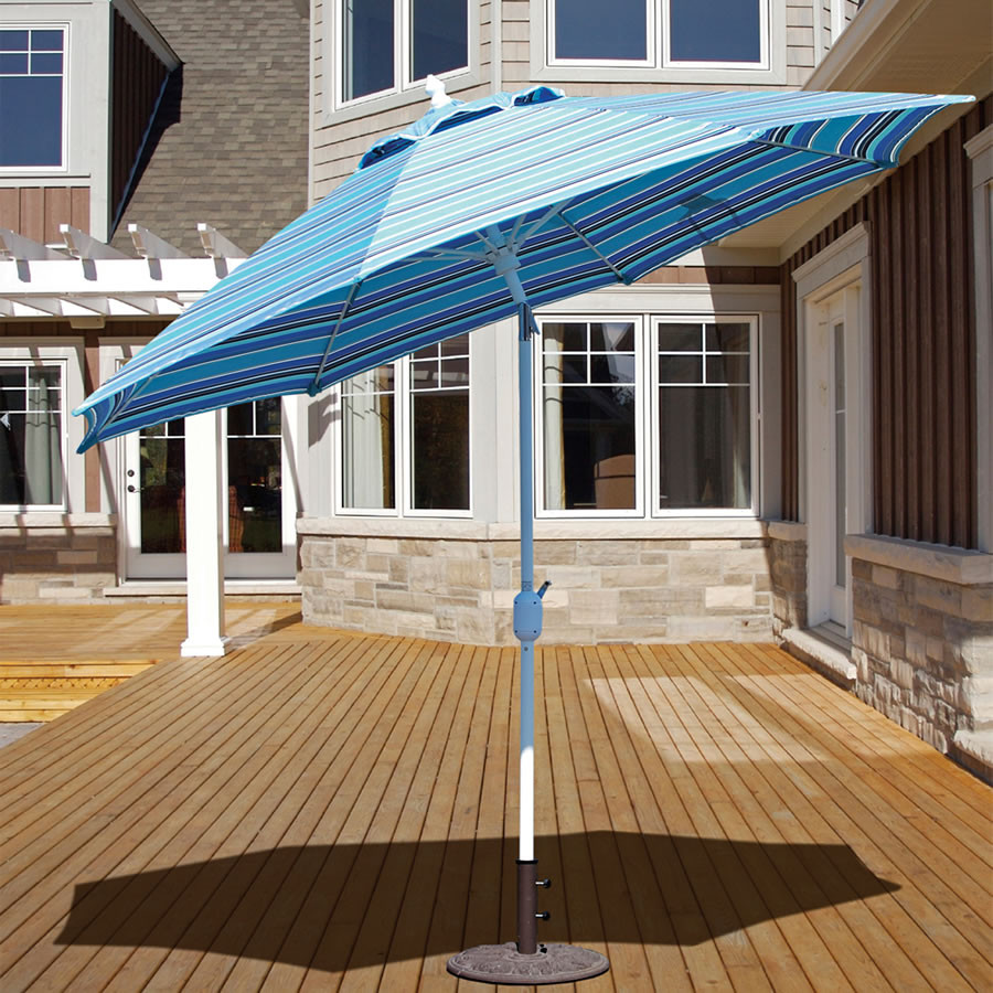 Galtech Aluminum 9' Octagon Umbrella with Standard Auto Tilt - Thumbnail 4