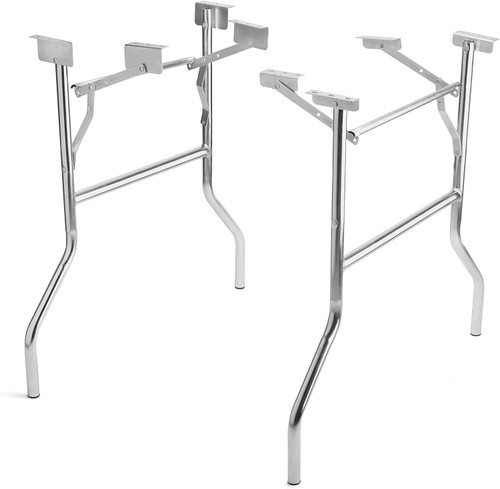 37 Wide Replacement Wishbone Style Steel Folding Table Legs - 2 Pack 