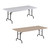 R-Series By Correll 30" x 96" (8ft) USA Made Plastic Folding Table R-Series By Correll 30" x 96" (8ft) USA Made Plastic Folding Table
