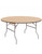 European Birch 60" (5FT) Round Wood Banquet Folding Table With Vinyl Edge European Birch 60" (5FT) Round Wood Banquet Folding Table With Vinyl Edge