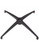 Black nylon base with self leveling glides. Black nylon base with self leveling glides.