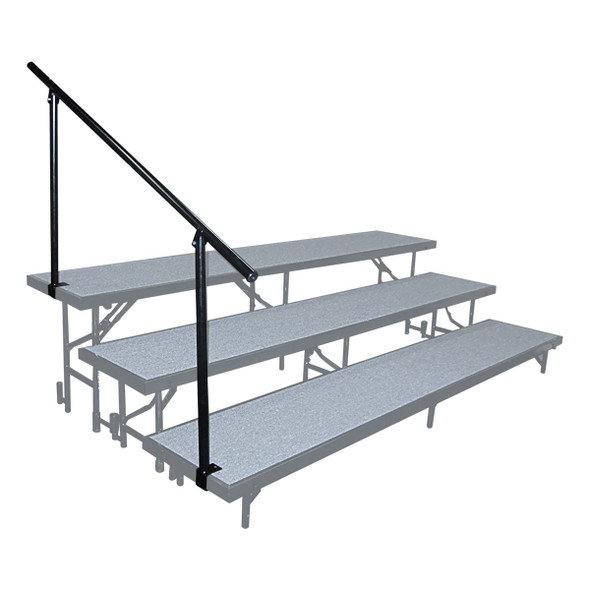Carpeted Multi-Level Portable Performance Stage Set By National
