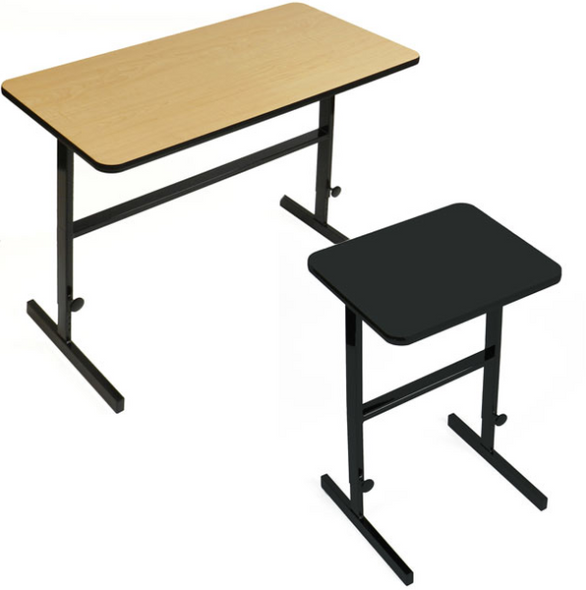 Correll Adjustable Standing Height High Pressure Laminate Work Station-USA Made (CL-CST)